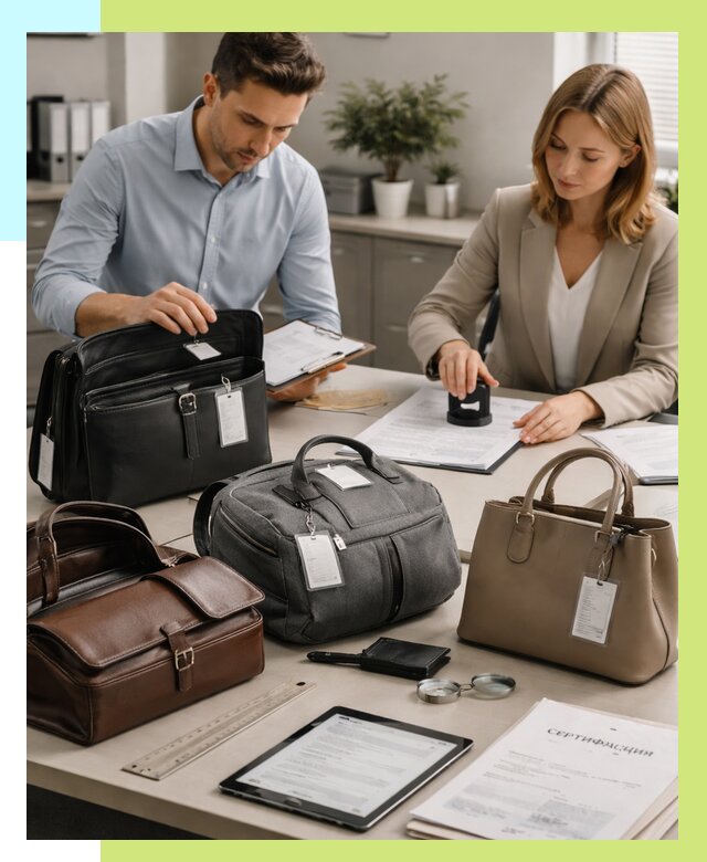 Сертификация сумок в Ростове-на-Доне от 7822 руб. | Алешин-Рст