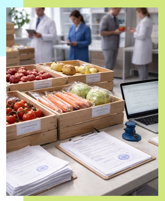 Сертификация овощей и фруктов в Ростове-на-Доне от 8865 р. | Алешин-Рст