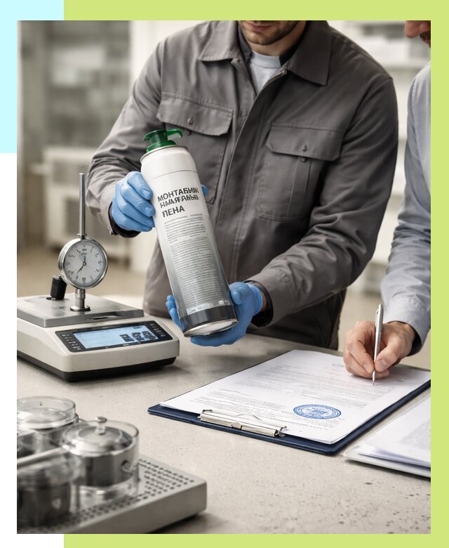 Сертификация монтажной пены в Ростове-на-Доне от 15644 р. | Алешин-Рст