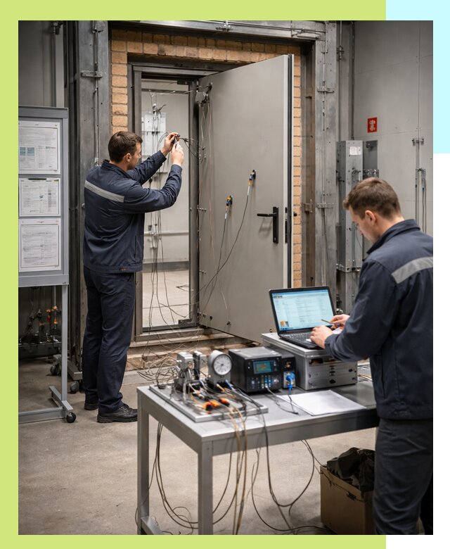 Сертификация противопожарных дверей в Ростове-на-Доне по ГОСТ и ТР