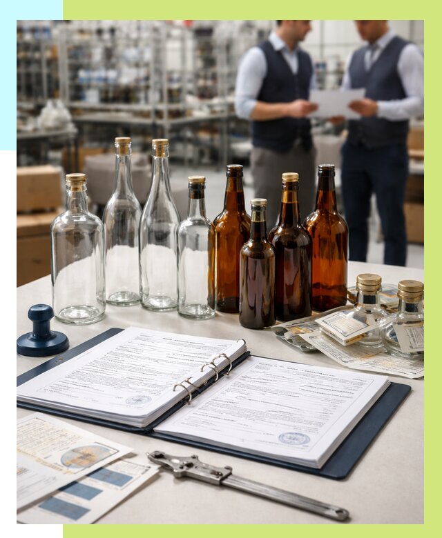 Сертификация стеклянных бутылок в Ростове-на-Доне от 26073 р. | Алешин-Рст