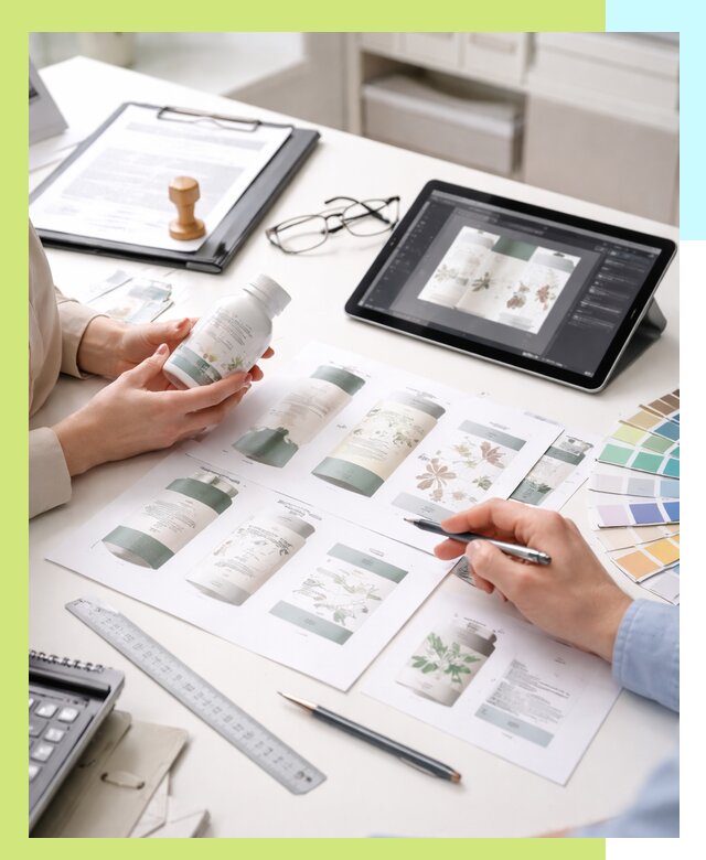 Профессиональная разработка дизайна и текста этикетки продукции в Ростове-на-Доне