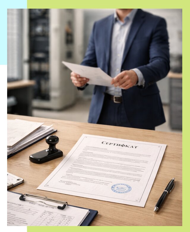 Сертификат на оборудование в Ростове-на-Доне от 15644 р. | Алешин-Рст