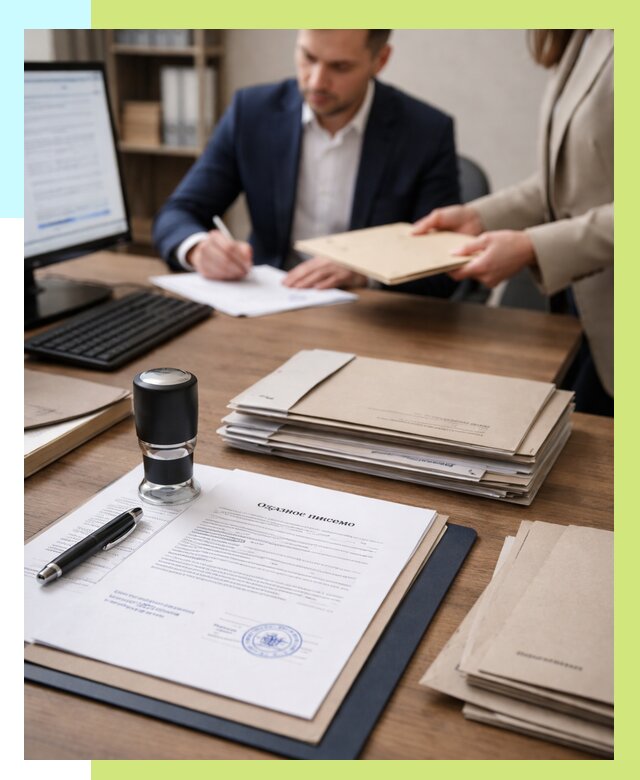 Отказное письмо для таможни в Ростове-на-Доне от 3129 р, Алешин-Рст