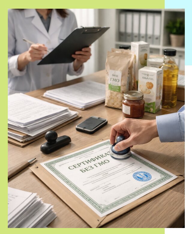 Получение сертификата Без ГМО для продукции в Ростове-на-Доне