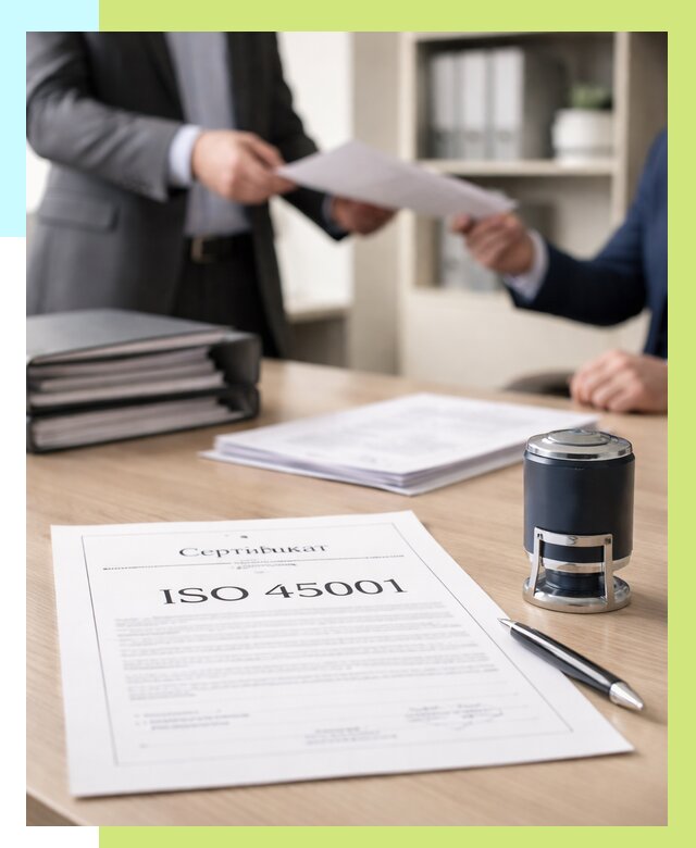 Сертификат ISO 45001 в Ростове-на-Доне под ключ от 46931 р. | Алешин-Рст