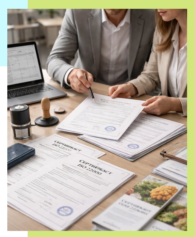 Сертификат ISO 22000 в Ростове-на-Доне от 41716 р. под ключ | Алешин-Рст